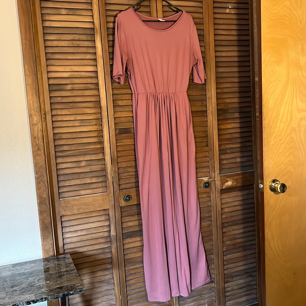 Nursing maxi dress